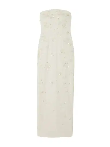 Clio Peppiatt Strapless Embellished Stretch-crepe Gown | Thumbnail 1 Clio Peppiatt Strapless Embellished Stretch-crepe Gown | Thumbnail 1