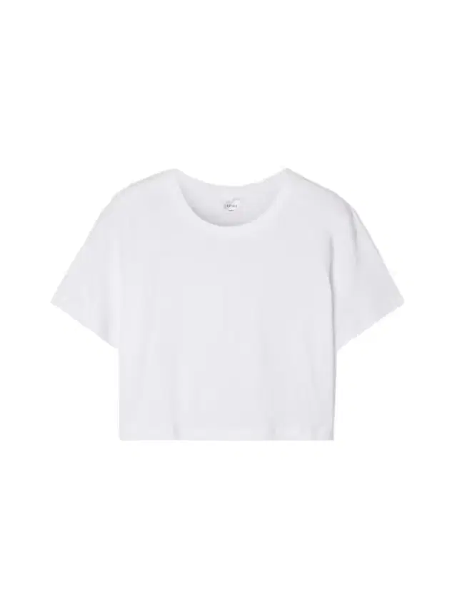 LESET Cropped Slub Cotton-jersey T-shirt