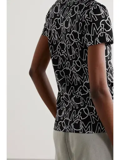 Moncler Printed Cotton-jersey T-shirt | Thumbnail 4 Moncler Printed Cotton-jersey T-shirt | Thumbnail 4