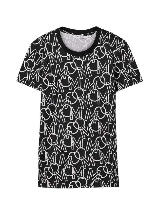 Moncler Printed Cotton-jersey T-shirt
