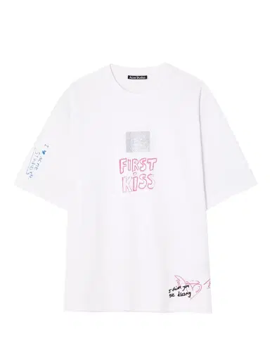 Acne Studios Lafayette Printed Cotton-Jersey T-Shirt - Men | Thumbnail 1