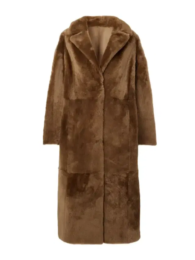 Shearling Coat - Brown