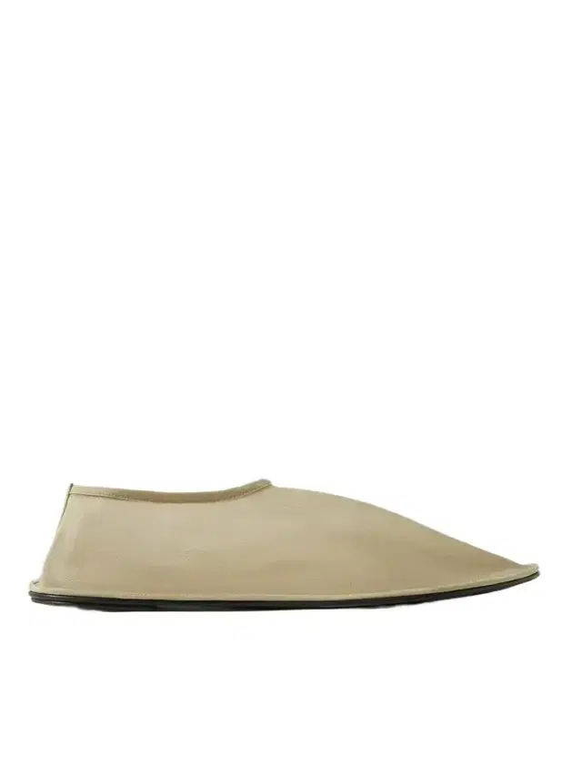 Sock Leather-trimmed Mesh Flats