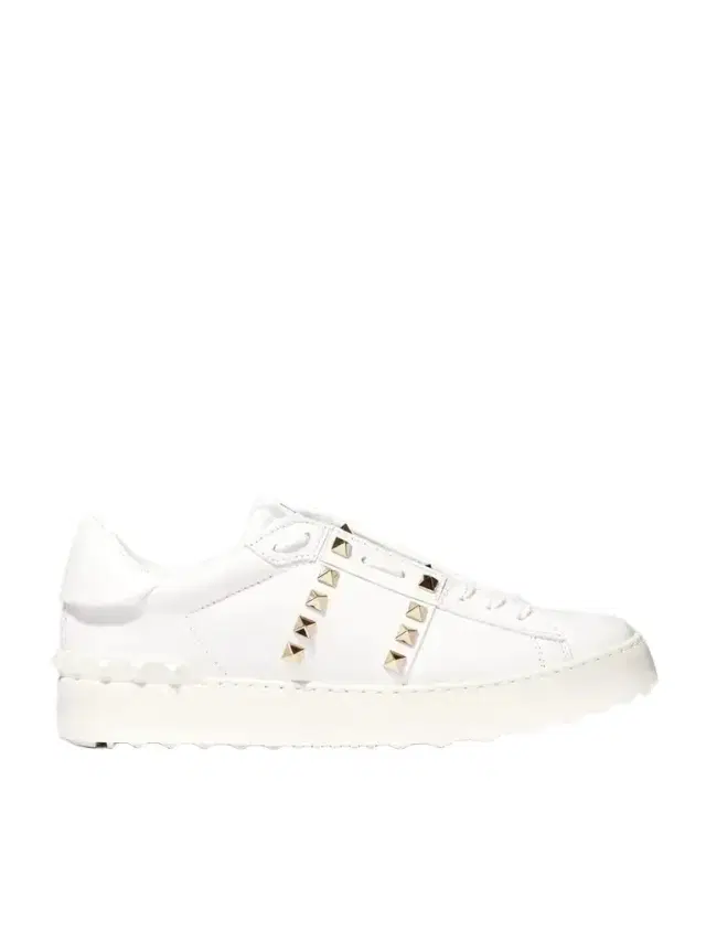 Rockstud Untitled Leather Sneakers