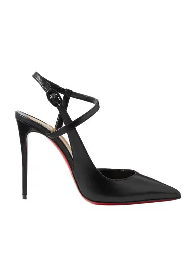 Christian Louboutin Jenlove 100 Leather Slingback Pumps | Thumbnail 1 Christian Louboutin Jenlove 100 Leather Slingback Pumps | Thumbnail 1