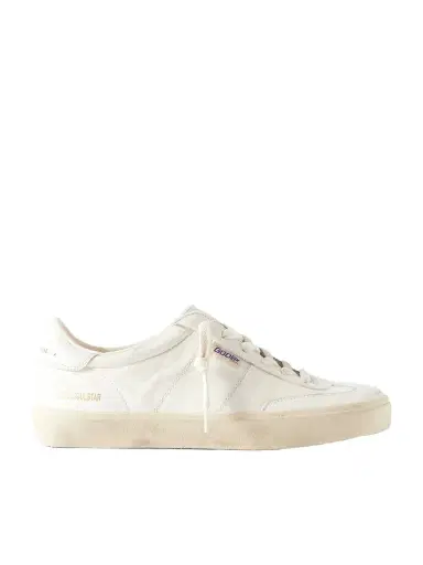 Golden Goose Soul-star Logo-print Distressed Leather Sneakers | Thumbnail 1 Golden Goose Soul-star Logo-print Distressed Leather Sneakers | Thumbnail 1