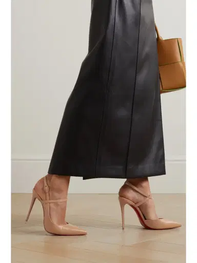 Christian Louboutin Jenlove 100 Leather Slingback Pumps | Thumbnail 2 Christian Louboutin Jenlove 100 Leather Slingback Pumps | Thumbnail 2