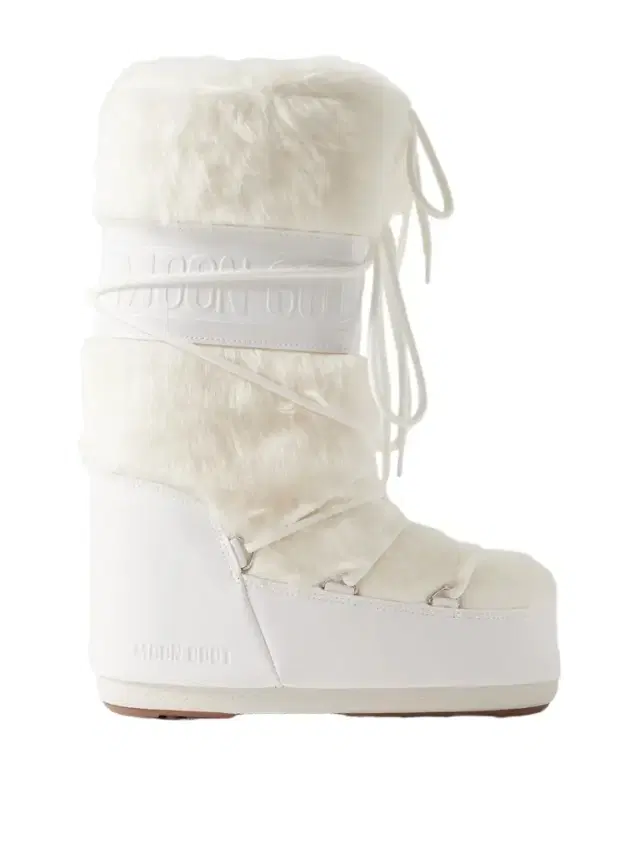 Moon Boot Icon Plush And Leather-like Snow Boots