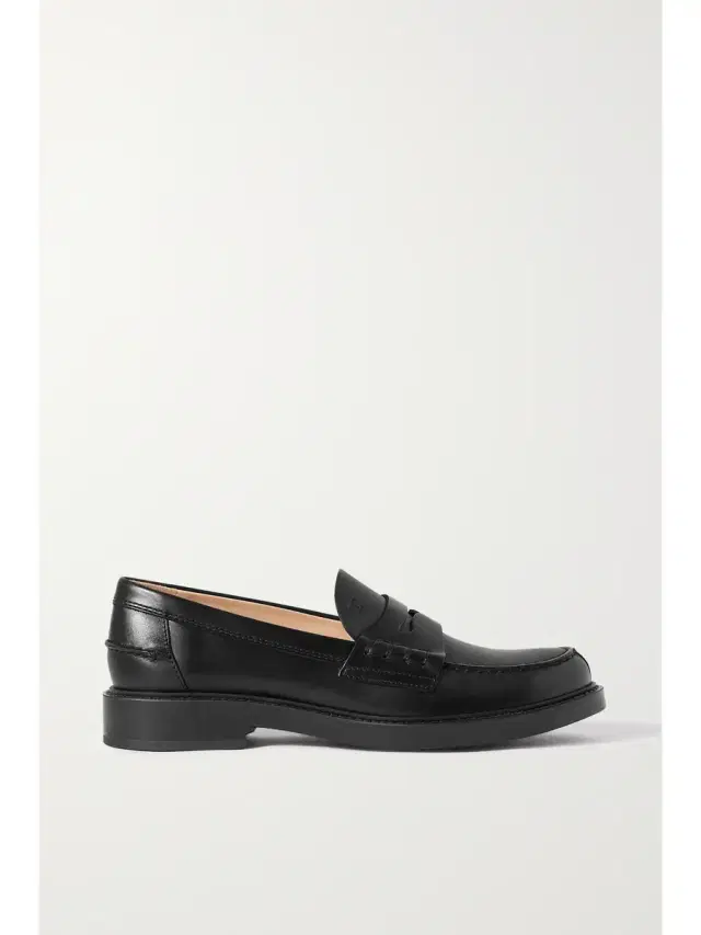Leather Loafers - Black