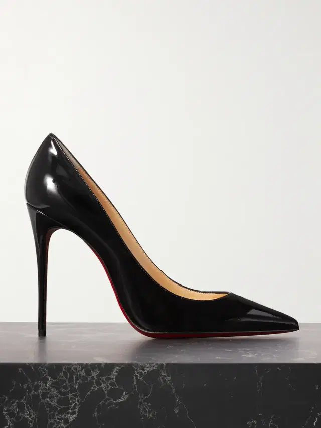 Kate 100 Patent-leather Pumps - Black