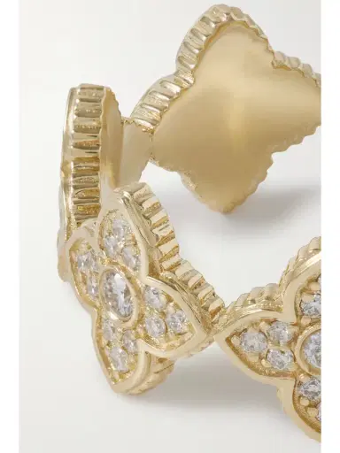 Sydney Evan Moroccan Eternity 14-karat Diamond Ring | Thumbnail 3