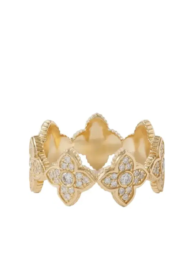 Sydney Evan Moroccan Eternity 14-karat Diamond Ring