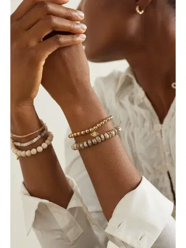 Sydney Evan Fluted Evil Eye 14-karat Diamond Bracelet | Thumbnail 5
