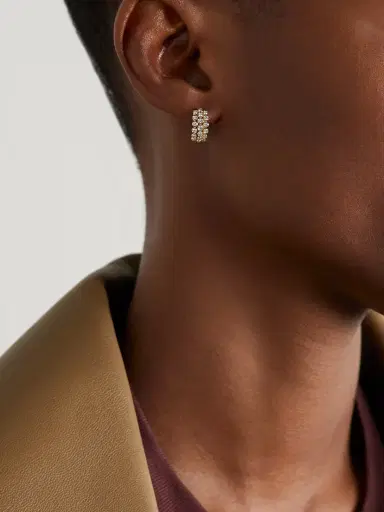 Anita Ko 18-karat Gold Diamond Hoop Earrings | Thumbnail 2