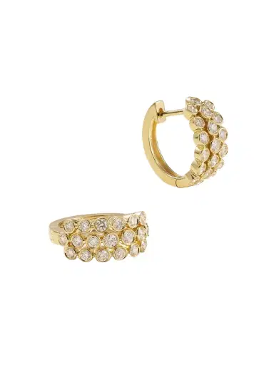 Anita Ko 18-karat Gold Diamond Hoop Earrings | Thumbnail 1