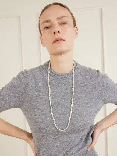 Mizuki 14-karat Gold Pearl Necklace | Thumbnail 2