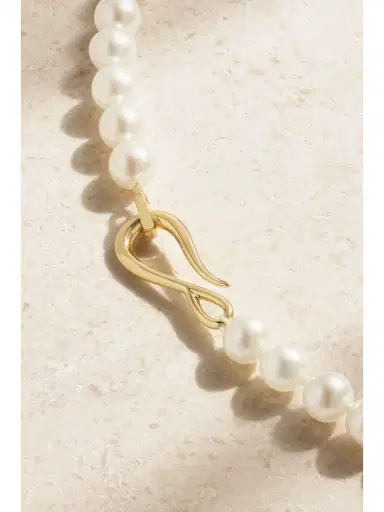 Mizuki 14-karat Gold Pearl Necklace | Thumbnail 3