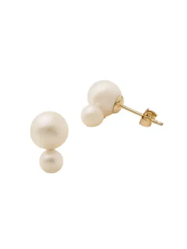 Mizuki 14-karat Gold Pearl Earrings | Thumbnail 1 Mizuki 14-karat Gold Pearl Earrings | Thumbnail 1