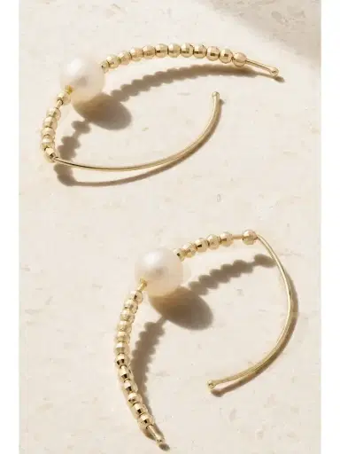 Mizuki Small 14-karat Gold Pearl Earrings | Thumbnail 3 Mizuki Small 14-karat Gold Pearl Earrings | Thumbnail 3