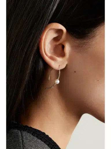 Mizuki Small 14-karat Gold Pearl Earrings | Thumbnail 4 Mizuki Small 14-karat Gold Pearl Earrings | Thumbnail 4