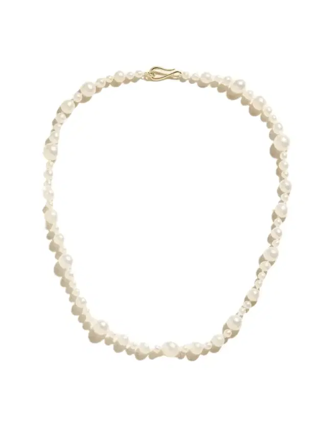 Mizuki 14-karat Gold Pearl Necklace