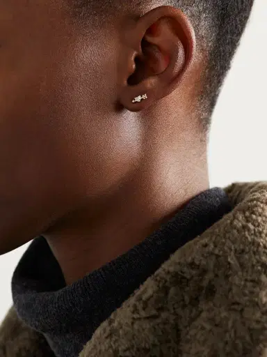 Anita Ko Cupid's Arrow 18-karat Gold Diamond Single Earring | Thumbnail 2 Anita Ko Cupid's Arrow 18-karat Gold Diamond Single Earring | Thumbnail 2