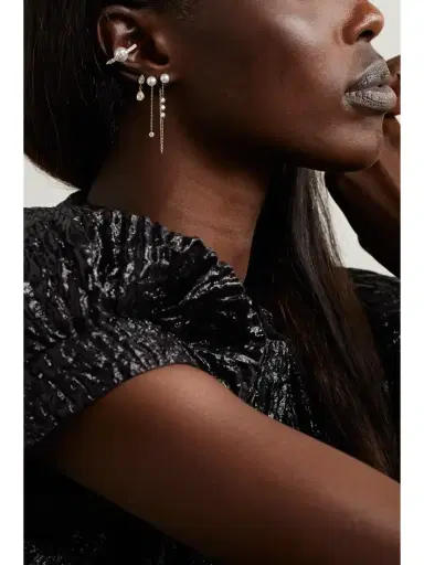 Mizuki 14-karat Gold, Pearl And Diamond Earrings | Thumbnail 4 Mizuki 14-karat Gold, Pearl And Diamond Earrings | Thumbnail 4