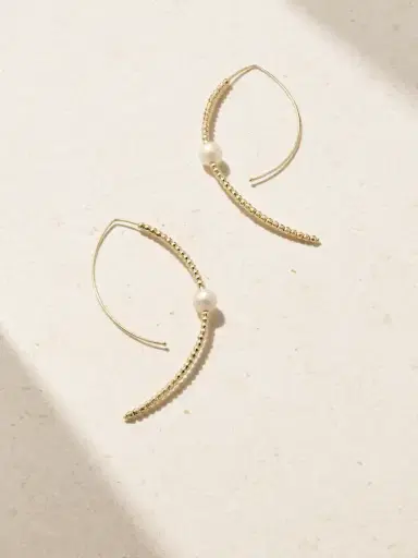Mizuki 14-karat Gold Pearl Earrings | Thumbnail 1