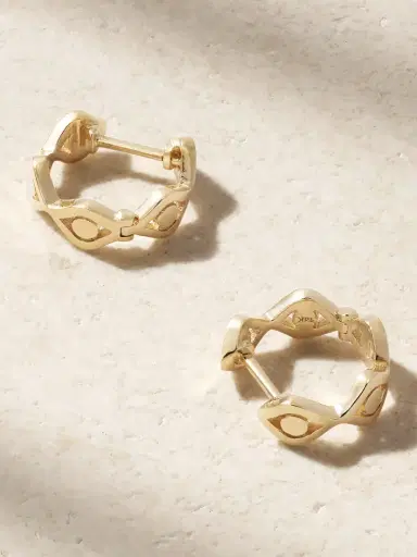 Sydney Evan Evil Eye 14-karat Gold Earrings | Thumbnail 3 Sydney Evan Evil Eye 14-karat Gold Earrings | Thumbnail 3