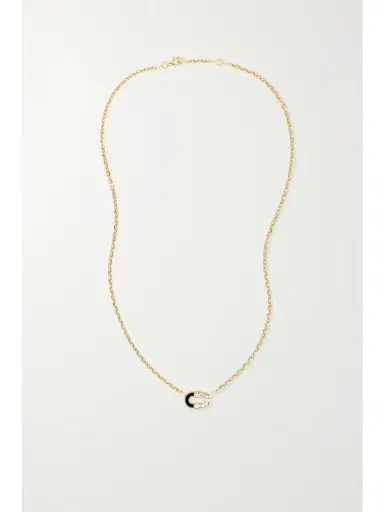 Viltier Magnetic 18-karat Gold, Onyx And Diamond Necklace | Thumbnail 4 Viltier Magnetic 18-karat Gold, Onyx And Diamond Necklace | Thumbnail 4