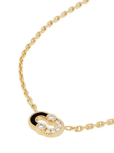 Viltier Magnetic 18-karat Gold, Onyx And Diamond Necklace | Thumbnail 1 Viltier Magnetic 18-karat Gold, Onyx And Diamond Necklace | Thumbnail 1