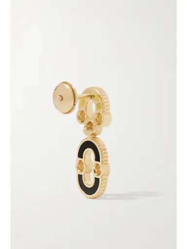 Viltier Magnetic Solo 18-karat Gold, Onyx And Diamond Earrings | Thumbnail 3 Viltier Magnetic Solo 18-karat Gold, Onyx And Diamond Earrings | Thumbnail 3