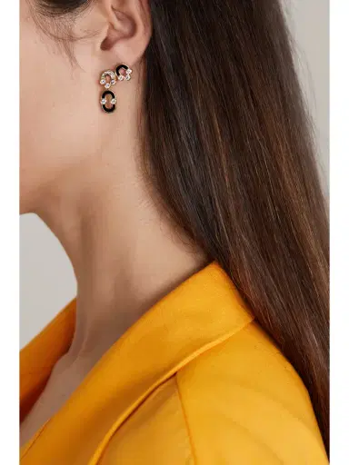 Viltier Magnetic Solo 18-karat Gold, Onyx And Diamond Earrings | Thumbnail 5 Viltier Magnetic Solo 18-karat Gold, Onyx And Diamond Earrings | Thumbnail 5
