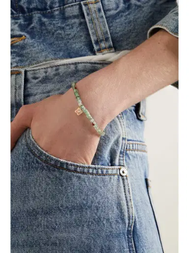 Sydney Evan Moroccan Flower 14-karat Gold, Aquaprase, Enamel And Pearl Bracelet | Thumbnail 2 Sydney Evan Moroccan Flower 14-karat Gold, Aquaprase, Enamel And Pearl Bracelet | Thumbnail 2