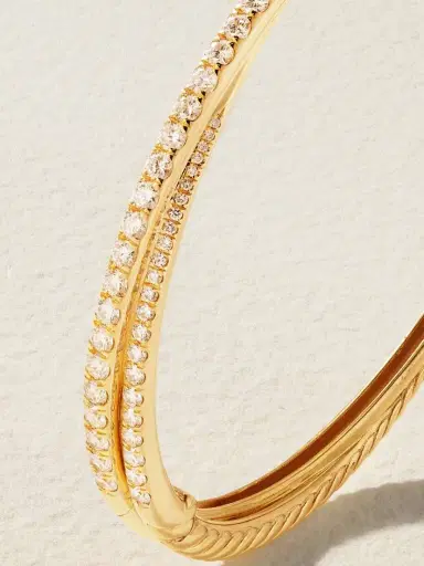 David Yurman Crossover 18-karat Gold Diamond Bracelet | Thumbnail 4 David Yurman Crossover 18-karat Gold Diamond Bracelet | Thumbnail 4