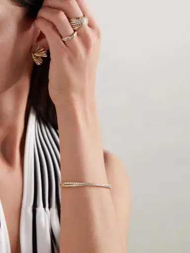 David Yurman Crossover 18-karat Gold Diamond Bracelet | Thumbnail 5 David Yurman Crossover 18-karat Gold Diamond Bracelet | Thumbnail 5