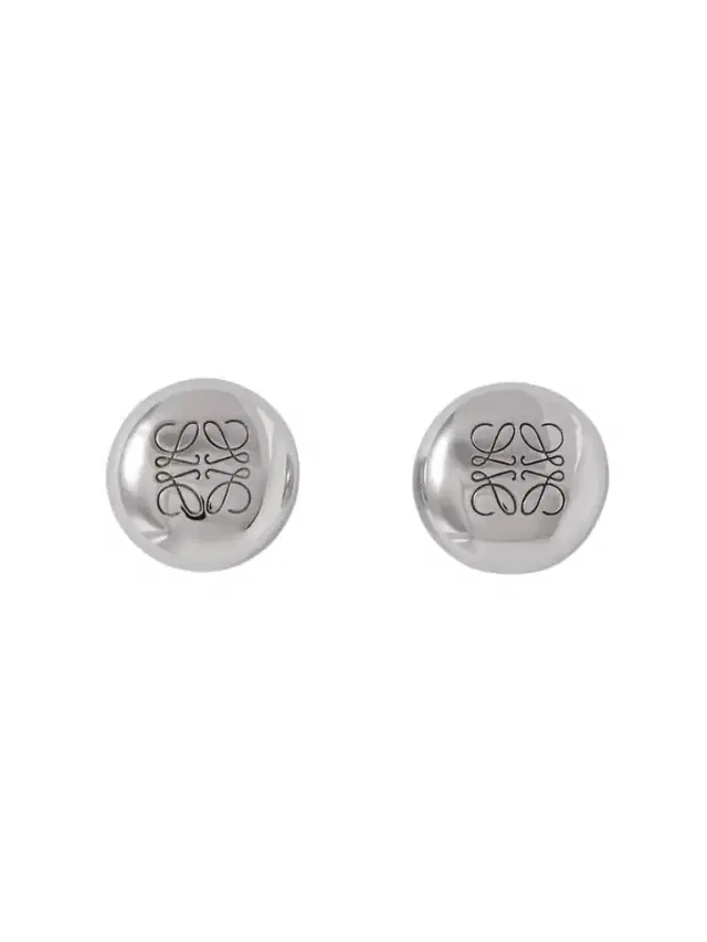 Pebble Silver Earrings