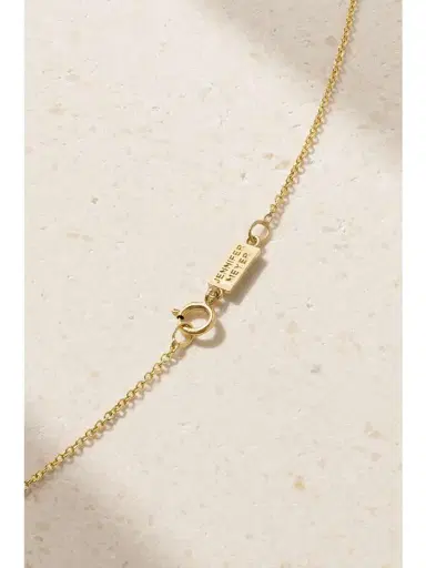 Jennifer Meyer Mini Evil Eye 18-karat Gold, Turquoise And Diamond Necklace | Thumbnail 3