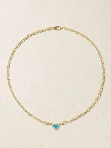 Jennifer Meyer Small Edith 18-karat Gold, Turquoise And Diamond Necklace | Thumbnail 4 Jennifer Meyer Small Edith 18-karat Gold, Turquoise And Diamond Necklace | Thumbnail 4