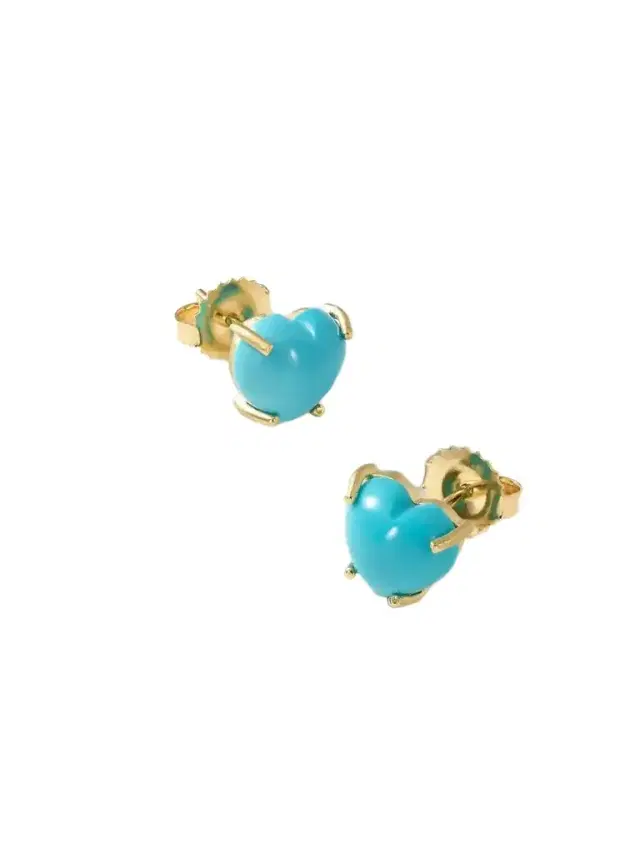 Love 18-karat Gold Turquoise Earrings