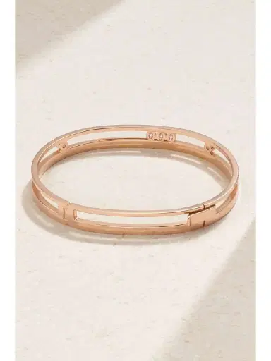 Messika Move Romane 18-karat Rose Gold Diamond Bangle | Thumbnail 3