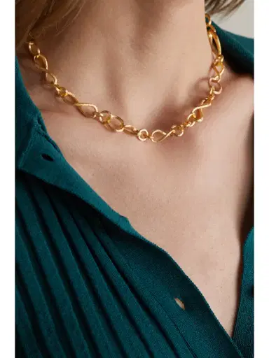 OLE LYNGGAARD COPENHAGEN Love Small 18-karat Yellow And Rose Gold Necklace | Thumbnail 2 OLE LYNGGAARD COPENHAGEN Love Small 18-karat Yellow And Rose Gold Necklace | Thumbnail 2