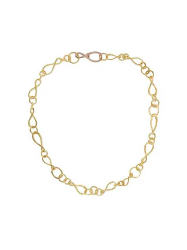 OLE LYNGGAARD COPENHAGEN Love Small 18-karat Yellow And Rose Gold Necklace