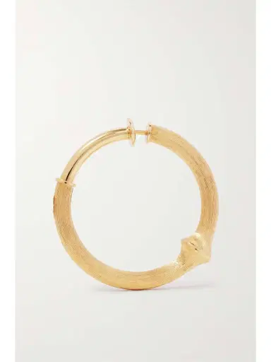 OLE LYNGGAARD COPENHAGEN Nature Large 18-karat Gold Hoop Earring | Thumbnail 3 OLE LYNGGAARD COPENHAGEN Nature Large 18-karat Gold Hoop Earring | Thumbnail 3