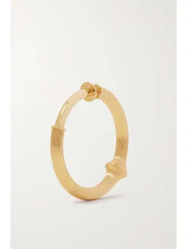 OLE LYNGGAARD COPENHAGEN Nature Large 18-karat Gold Hoop Earring | Thumbnail 4 OLE LYNGGAARD COPENHAGEN Nature Large 18-karat Gold Hoop Earring | Thumbnail 4
