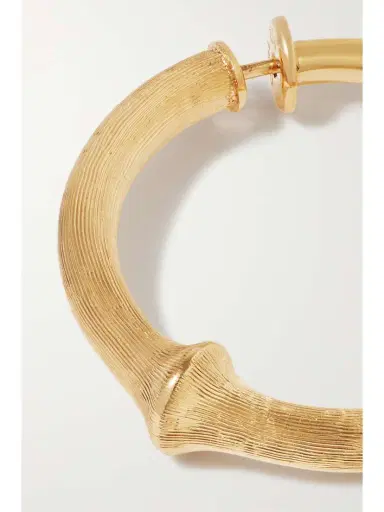 OLE LYNGGAARD COPENHAGEN Nature Large 18-karat Gold Hoop Earring | Thumbnail 5 OLE LYNGGAARD COPENHAGEN Nature Large 18-karat Gold Hoop Earring | Thumbnail 5