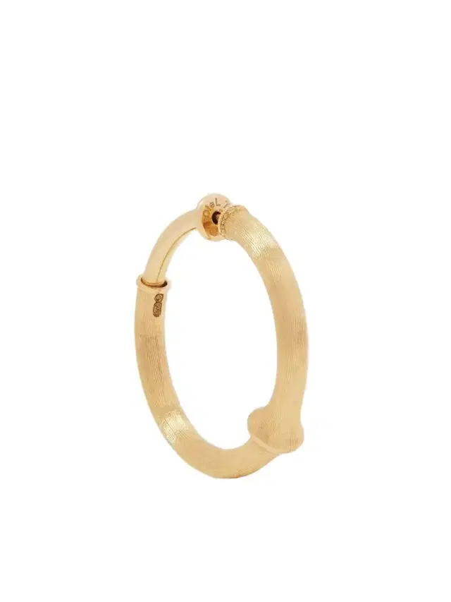 OLE LYNGGAARD COPENHAGEN Nature Large 18-karat Gold Hoop Earring