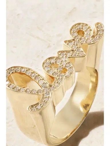 Sydney Evan Love 14-karat Gold Diamond Ring | Thumbnail 4 Sydney Evan Love 14-karat Gold Diamond Ring | Thumbnail 4