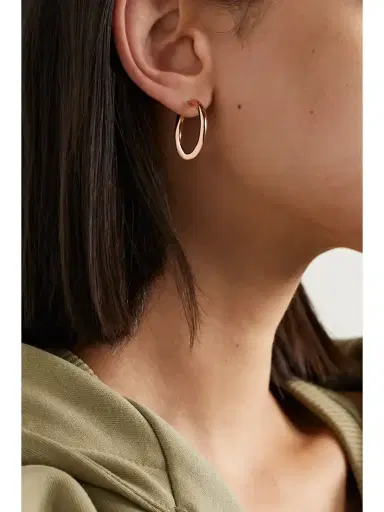 Anita Ko Small 18-karat Rose Gold Hoop Earrings | Thumbnail 2