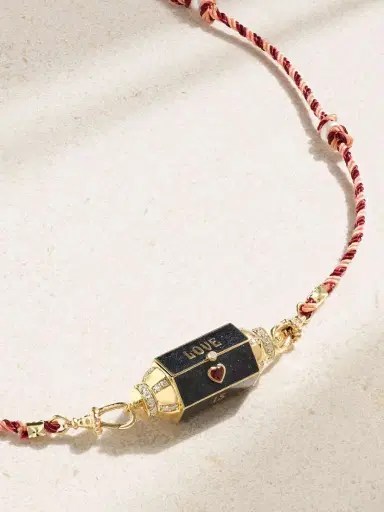 Marie Lichtenberg Love Is Blind Locket 18-karat Gold Multi-stone Necklace | Thumbnail 4 Marie Lichtenberg Love Is Blind Locket 18-karat Gold Multi-stone Necklace | Thumbnail 4